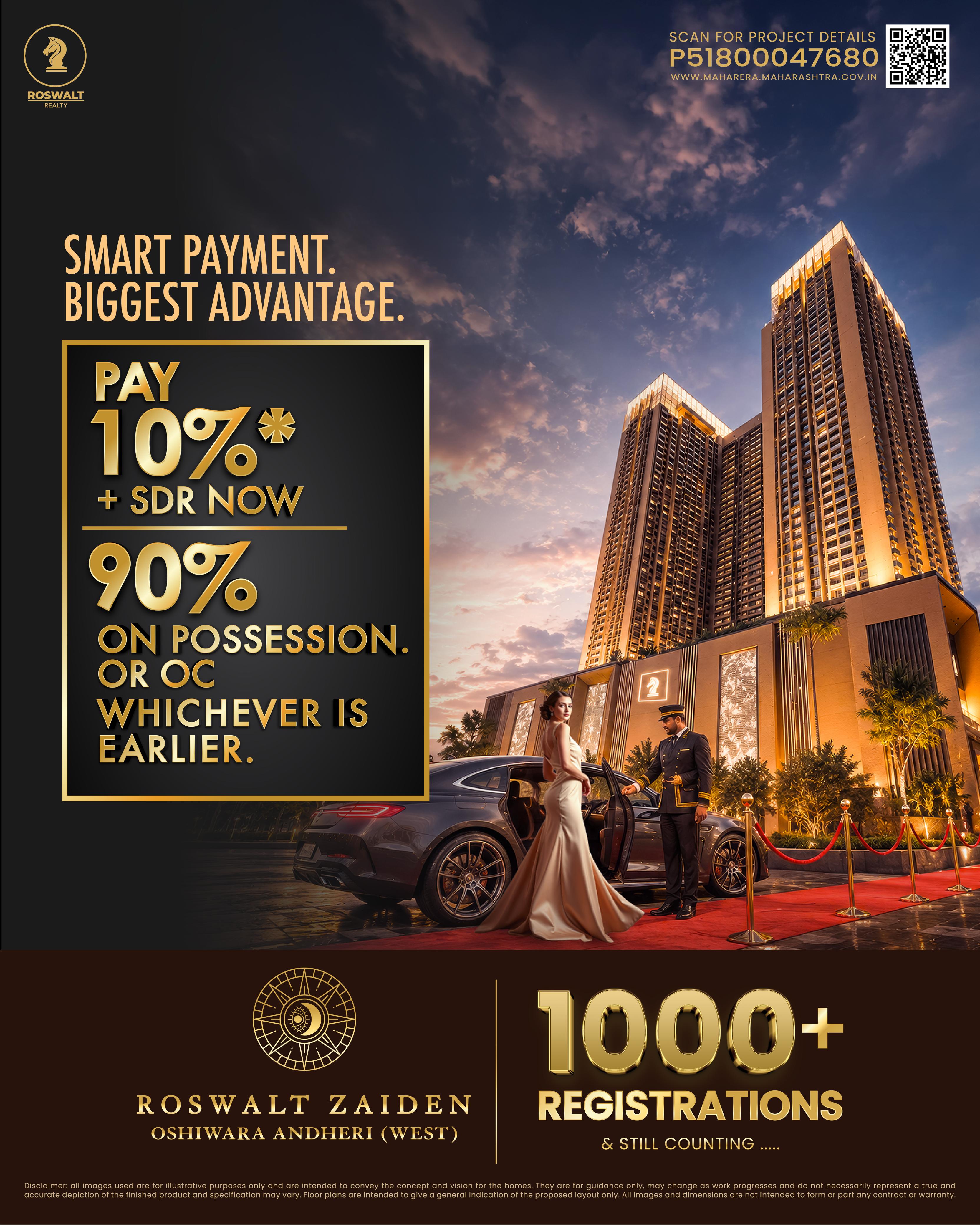 2 BHK Apartment at HS Heritage - Violet Wing - 714 sq.ft.